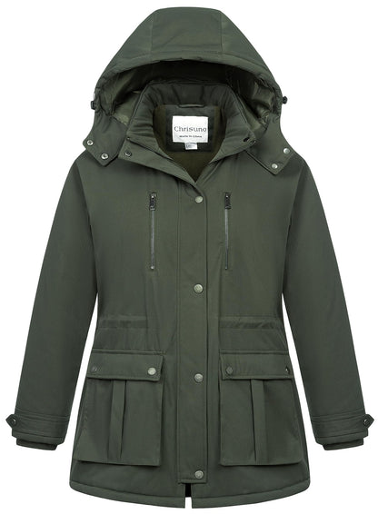 Women's Hooded Parka Jacket