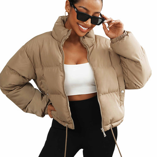 Women's Cropped Puffer Jacket