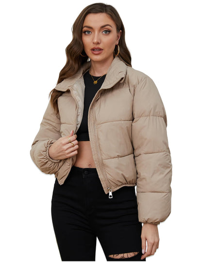 Women's Quilted Winter Puffer Coat