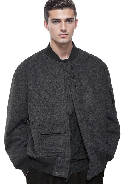 Men's Bomber Fleece Jacket