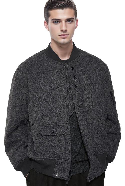 Men's Bomber Fleece Jacket